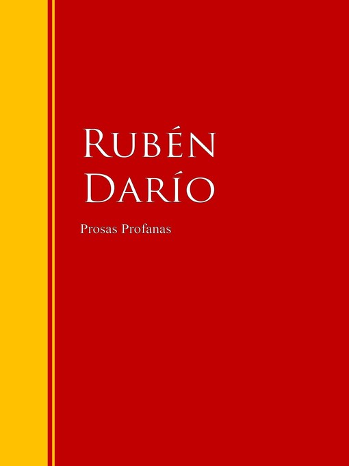 Title details for Prosas Profanas by Rubén Darío - Wait list